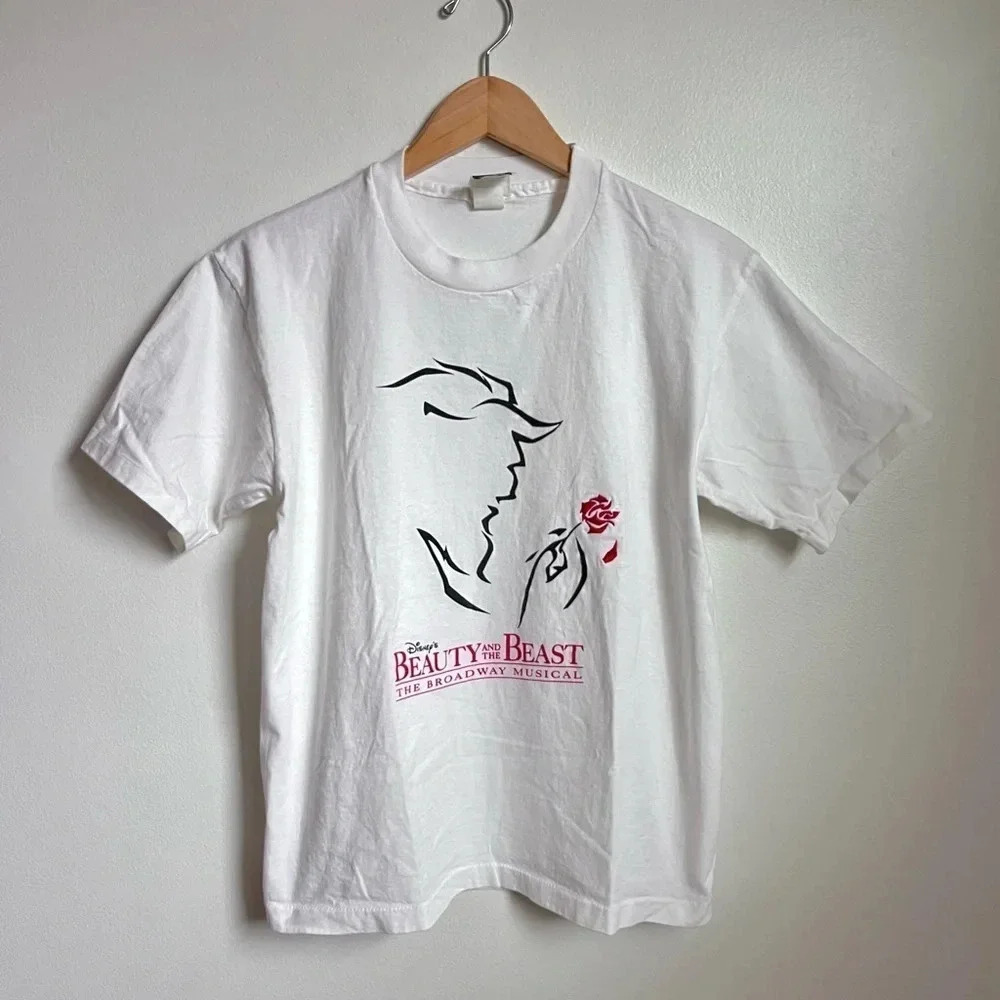 Vintage Disney Beauty And The Beast Broadway Musical Shirt